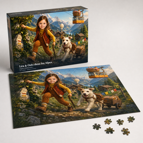 Assembled custom puzzle — Puzzle of You
