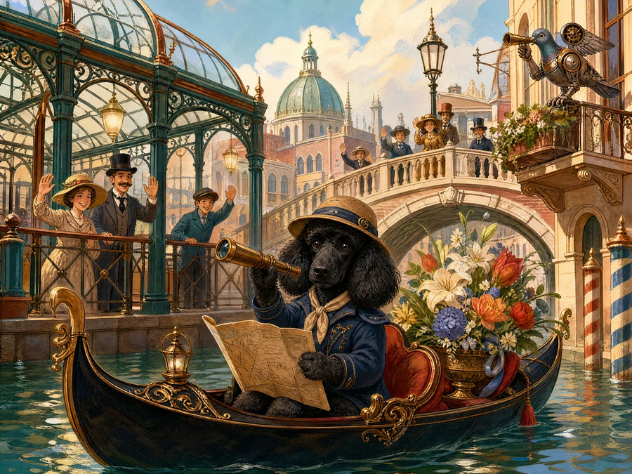 Le navigateur vénitien — scène composée par le studio PuzzleOfYou