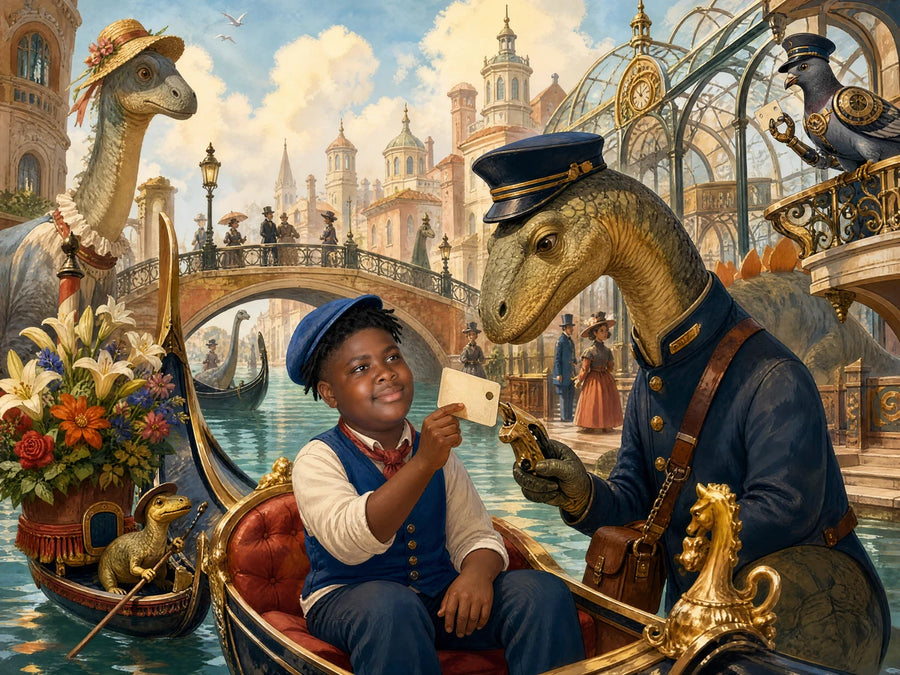 Le grand détour à Venise — scène composée par le studio PuzzleOfYou