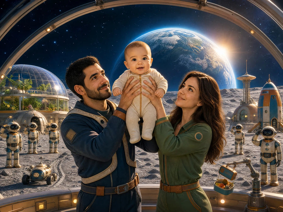Présenté aux étoiles — scène composée par le studio PuzzleOfYou